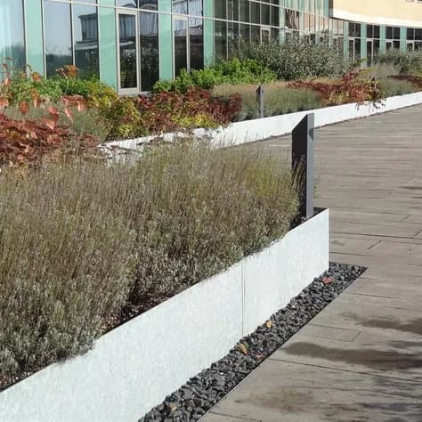 Bordure de jardin angle supperieur droit  Acier galvanisé