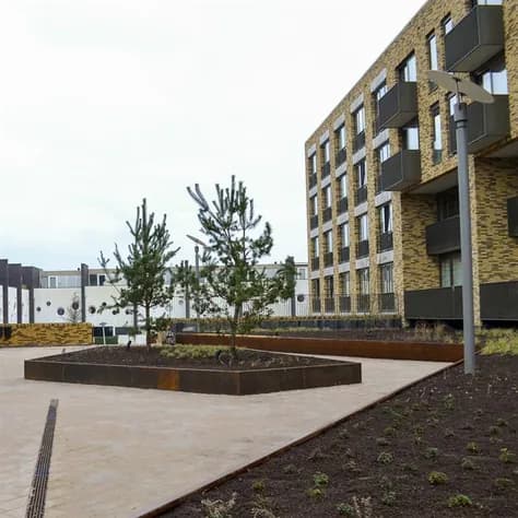 Murs de soutènement 300 droit Acier corten