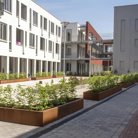 Murs de soutènement 600 droit Acier corten
