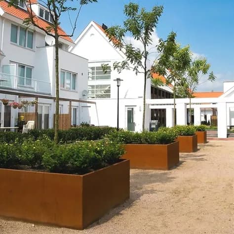 CARREZ Sans fond Acier corten