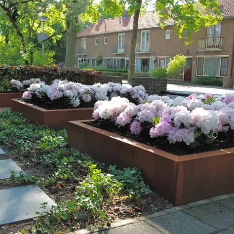 CARREZ Sans fond Acier corten