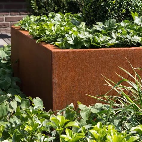 CARREZ Sans fond Acier corten