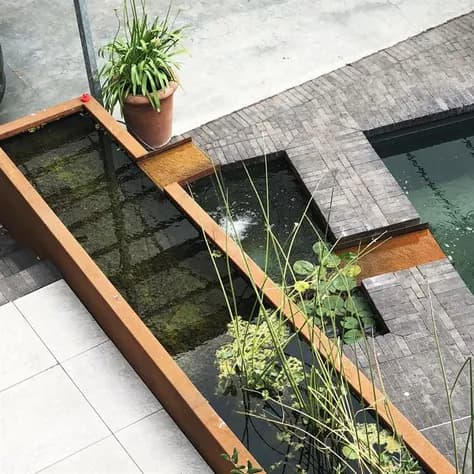 Bassins standard Acier corten
