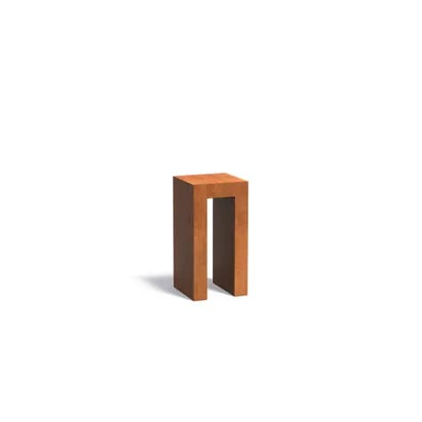 U-Socle Acier corten