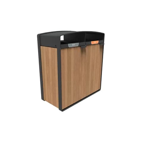 STORR avec décoration en bois Acier enduit