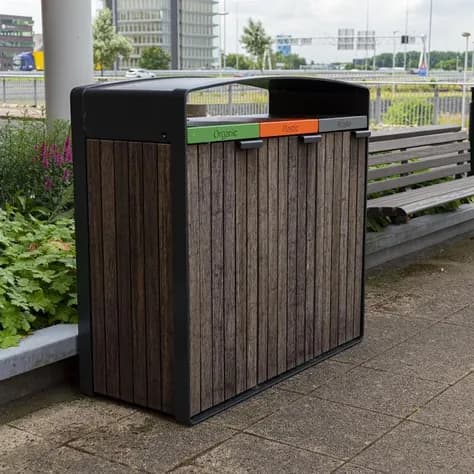 STORR avec bardage bois Acier corten