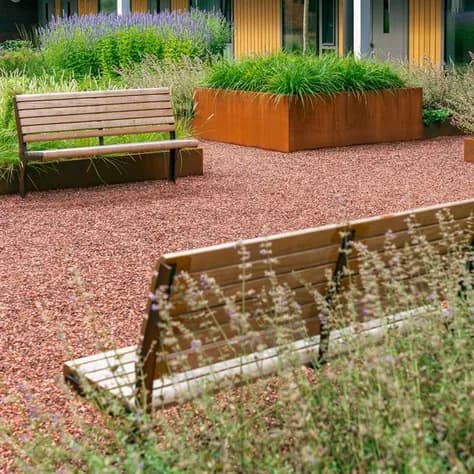GRO avec dossier Acier corten