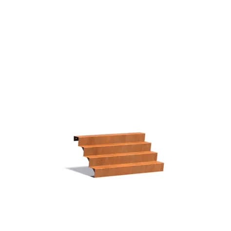 Escaliers Acier corten