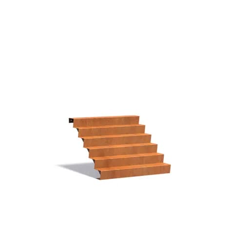 Escaliers Acier corten