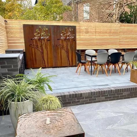 Panneau Naturel Acier corten