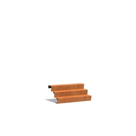 Escaliers Acier corten
