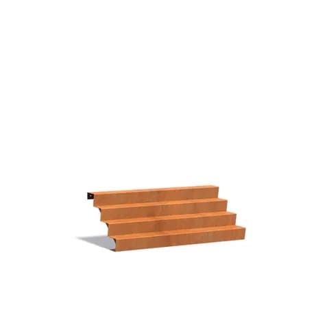 Escaliers Acier corten
