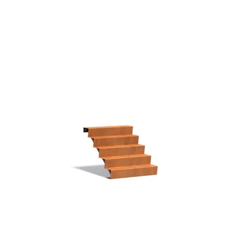 Escaliers Acier corten