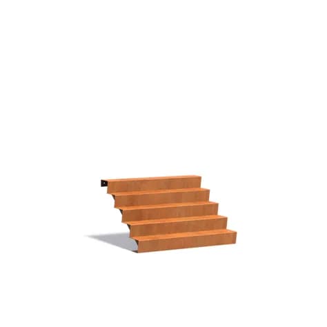Escaliers Acier corten