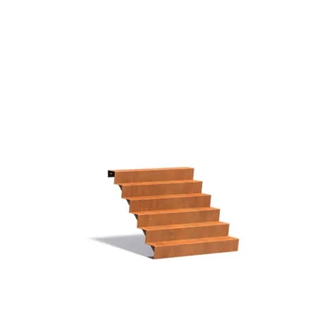 Escaliers Acier corten