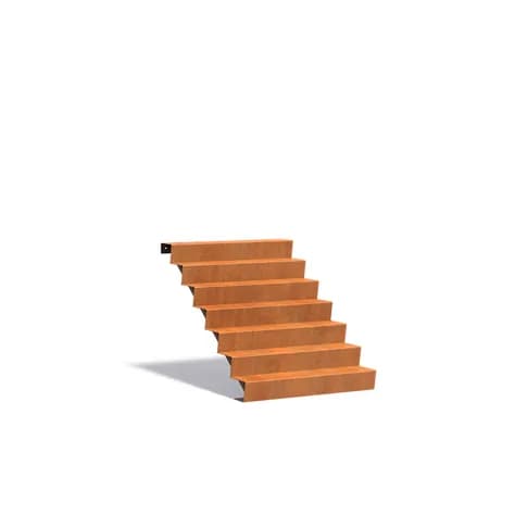Escaliers Acier corten