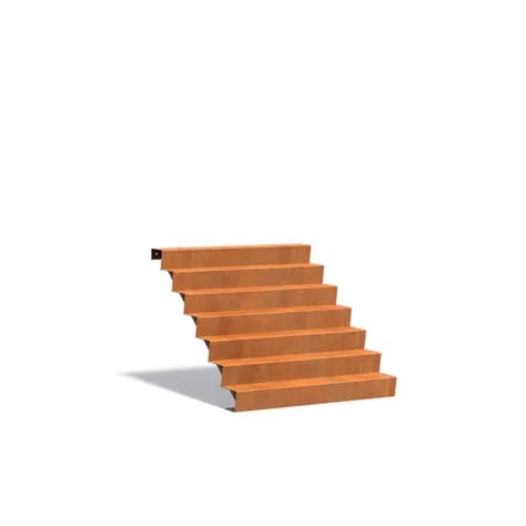 Escaliers Acier corten