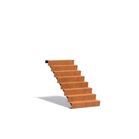 Escaliers Acier corten