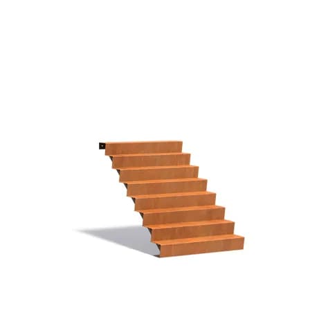 Escaliers Acier corten