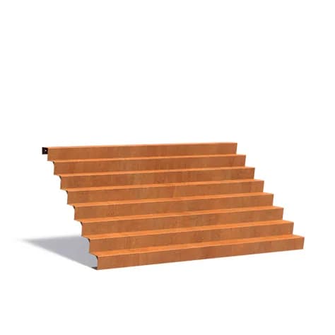 Escaliers Acier corten