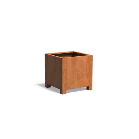 CARREZ avec pieds Acier corten