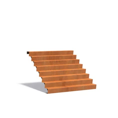 Escaliers Acier corten