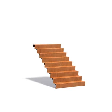 Escaliers Acier corten