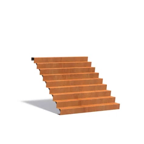 Escaliers Acier corten