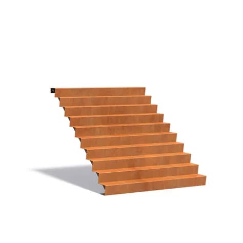 Escaliers Acier corten