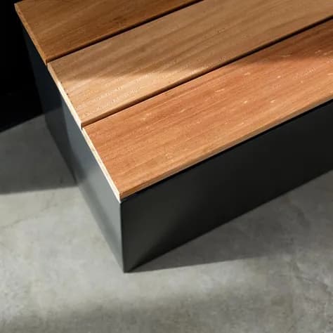 Socle avec siège Aluminium