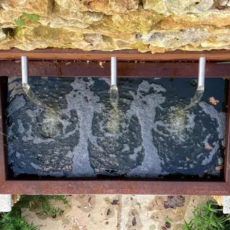 parois de bassin fixe Acier corten