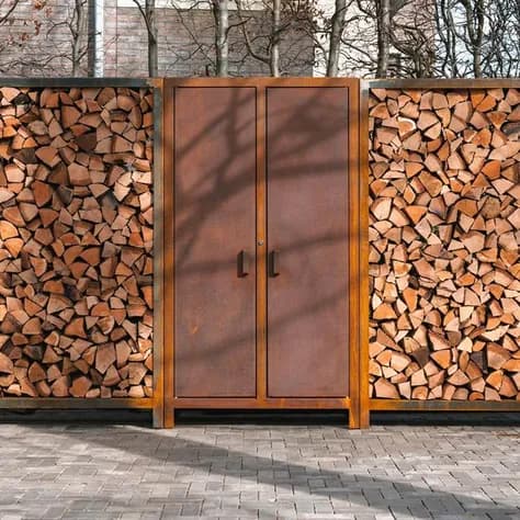 LOGG logger Acier corten