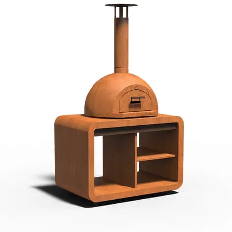 STATION DOME Acier corten