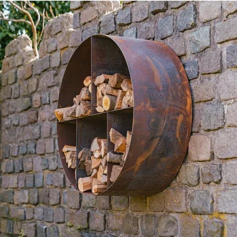 LOGG ronde Acier corten