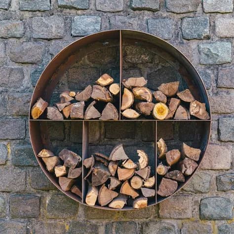 LOGG ronde Acier corten