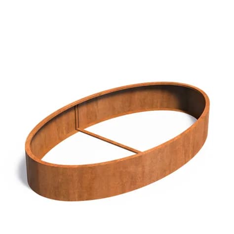 ELLIPSE Sans fond Acier corten