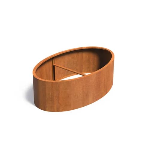 ELLIPSE Sans fond Acier corten