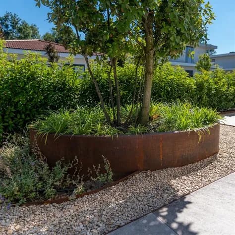ELLIPSE Sans fond Acier corten