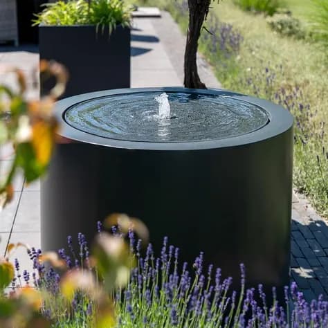 Tables d'eau ronde Aluminium