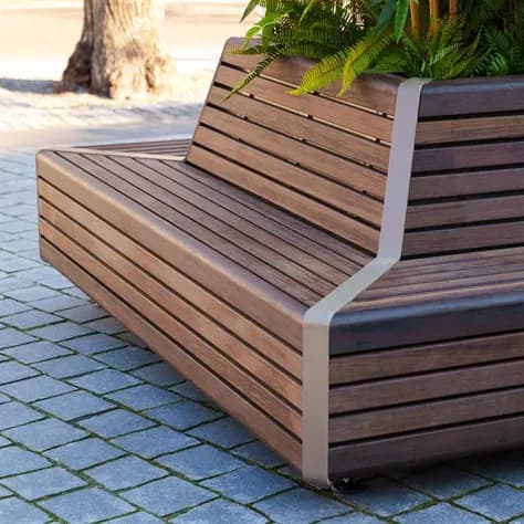 STORR avec banc d'angle Aluminium