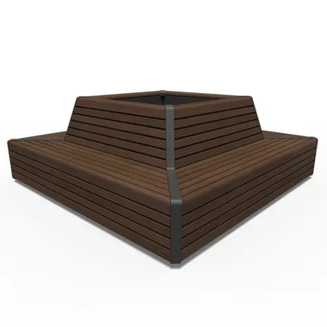 STORR avec banc d'angle Aluminium