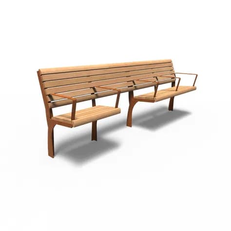 GRO canapé senior Acier corten