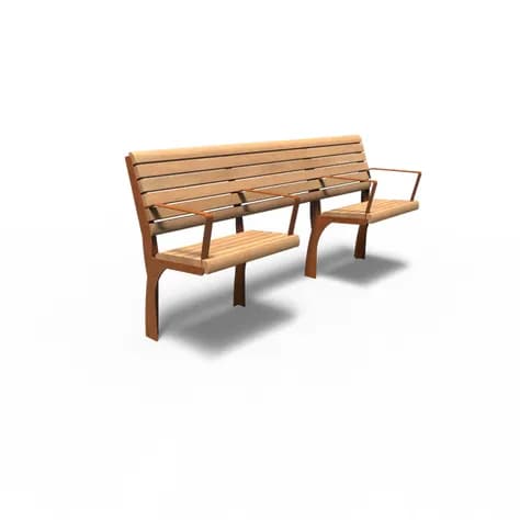 GRO canapé senior Acier corten