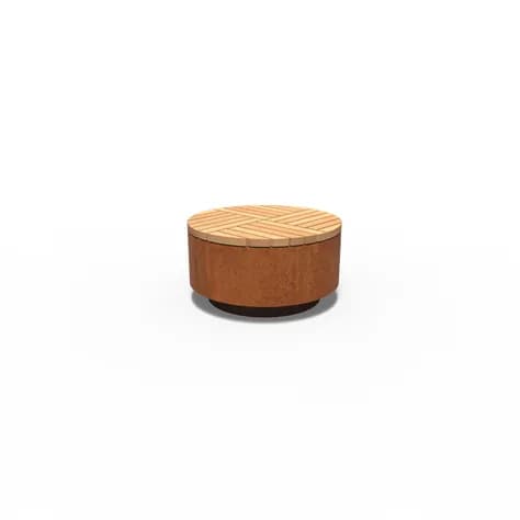 AROS ronde Acier corten