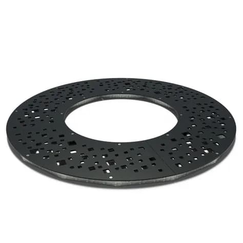 Grilles d'arbres ronde 1950 Acier enduit