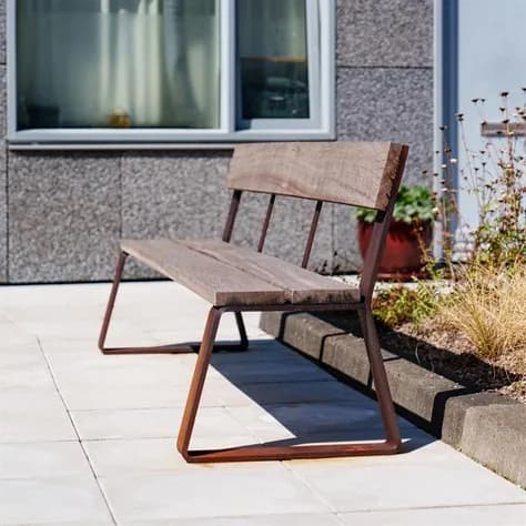 MIO avec dossier Acier corten