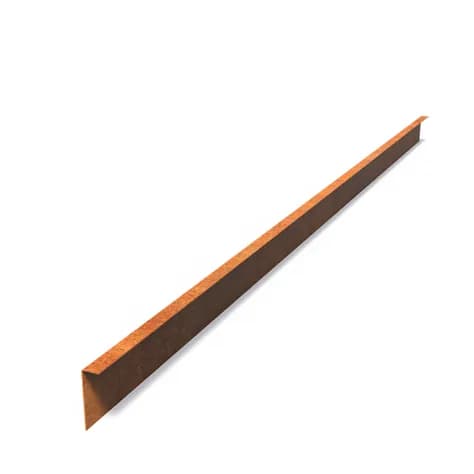 Bordure de jardin bord supperieur plié  Acier corten