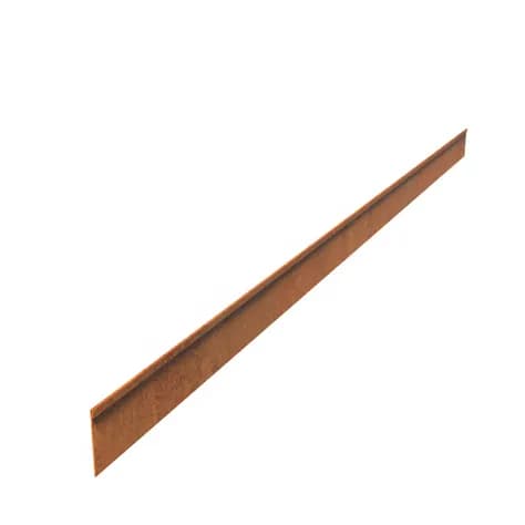 Bordure de jardin bord supperieur aplati 