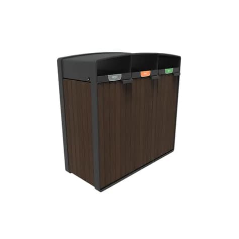 STORR avec décoration en bois Acier enduit