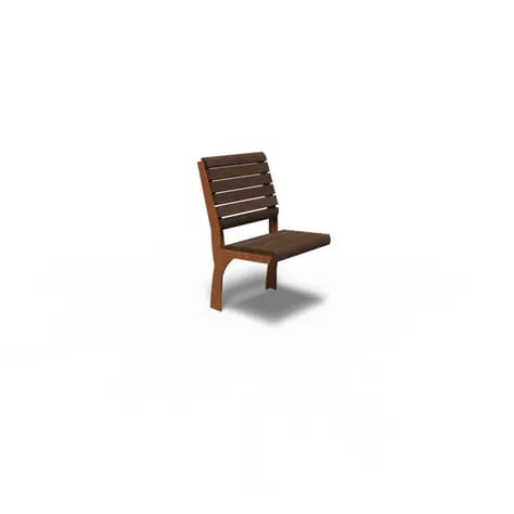 GRO avec dossier Acier corten
